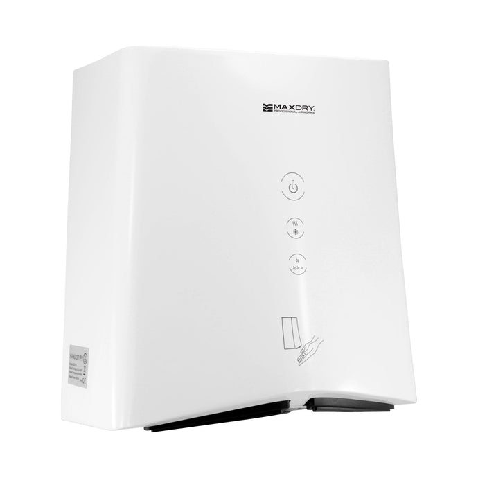 DualMAX High Speed Hand Dryer - White Coated Stainless Steel
