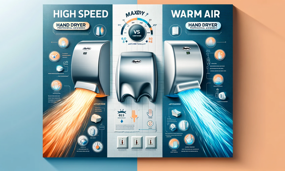 High Speed vs Warm Air: Comparing Hand Dryer Technologies